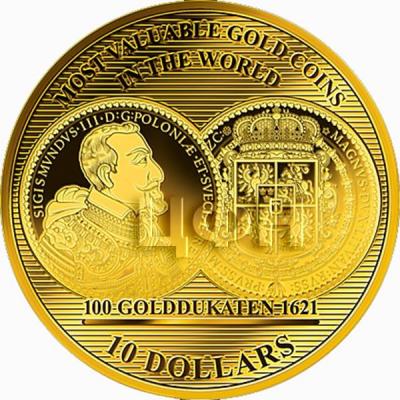 Соломоновые острова 10 долларов, 2017 «100 золотых дукатов, 1661» (реверс).jpg