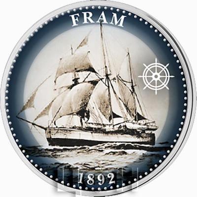 Острова Кука половина доллара 2015 «FRAM 1892» (реверс).jpg