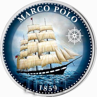 Острова Кука половина доллара 2015 «MARCO POLO 1859» (реверс).jpg