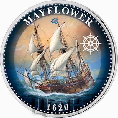 Острова Кука половина доллара 2015 «MAYELOWER 1620» (реверс).jpg