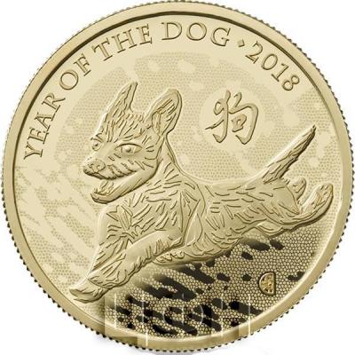 Великобритания золото «Год собаки» (реверс).jpg