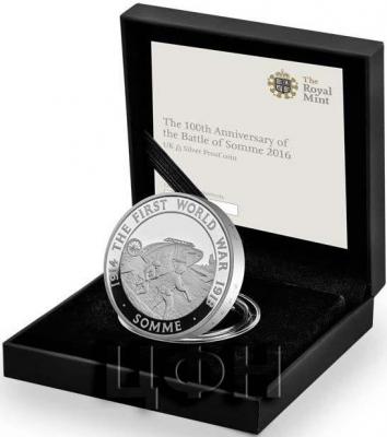2016 First World War Battle of the Somme £5 Five Pound Silver Proof Coin (упаковка).jpg