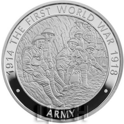 2016 First World War Army £5 Five Pound Silver Proof Coin.jpg