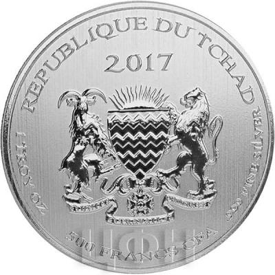 Чад 500 франков 2017 серебро (аверс).jpg