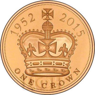 Великобритания 5 £ 2015 «Корона» (реверс).jpg