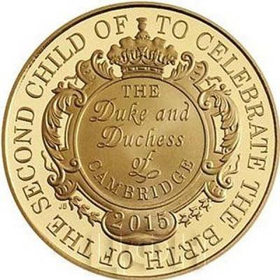 Великобритания 5 £ 2015 «Рождение  принцессы Шарлотты» (реверс).jpg