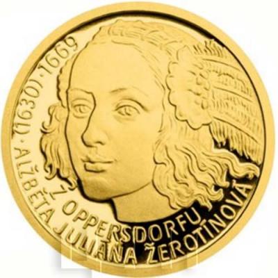 Ниуэ 5 долларов 2016 год «ELIZABETH JULIANA ŽEROTÍN OF OPPERSDORF» (реверс).jpg