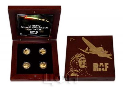 Ниуэ  10 долларов 2016 год золото «Самолёты в RAF» (набор).jpg