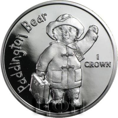 Остров Мэн крона 2015 года Медвежонок Паддингтон (реверс).jpg