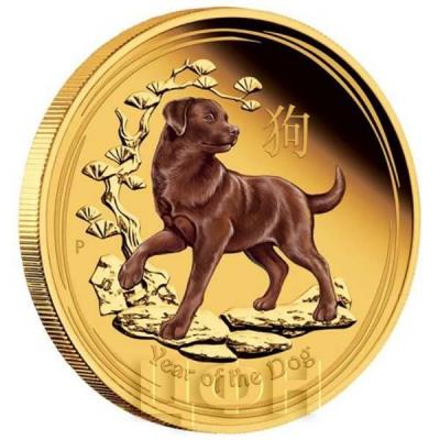 Австралия 100 долларов 2018 год «Год собаки»  (реверс).jpg