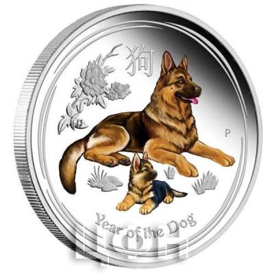 Австралия 1 доллар 2018 год «Год собаки»  (реверс).jpg