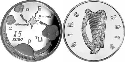 6 октября 1903 года родился - Эрнест Уолтон (Irland-2015-15-euro - 6000).jpg