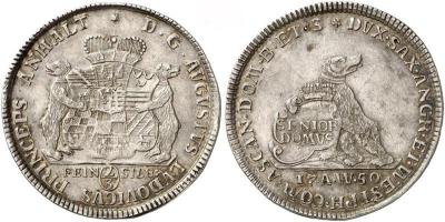 ANHALT-KÖTHEN-PLÖTZKAU, FÜRSTENTUM August Ludwig, 1728-1755 23 Taler 1750, Köthen. Dav. 207.jpg