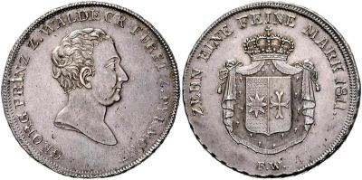 WALDECK-PYRMONT, Georg, als Fürst von Pyrmont, 1807-1812, Konventionstaler 1811.Dav.923.jpg