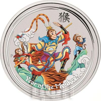 Австралия 2016 год Король Обезьян (реверс).jpg
