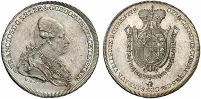 LIECHTENSTEIN Franz Joseph I., 1772-1781. 0,5Taler 1778, Wien..jpg