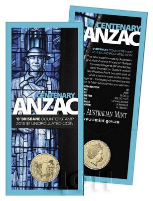 Австралия 1 доллар 2015 год бронза ANZAC CENTENARY 1915 - 2015 (блистер).jpg