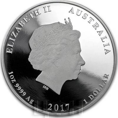 Австралия 1 доллар 2017 год пруф (аверс).jpg