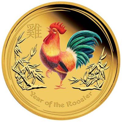 Австралия 2017 год 100 долларов Петух (реверс).jpg