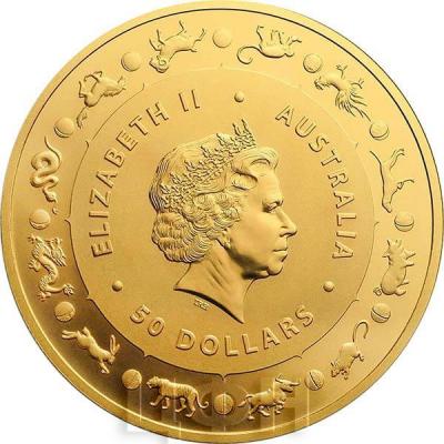 Австралия 50 долларов 2017 год Петуха (аверс).jpg