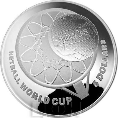 Австралия 5 долларов 2015 год Кубок мира по нетболу (реверс).jpg