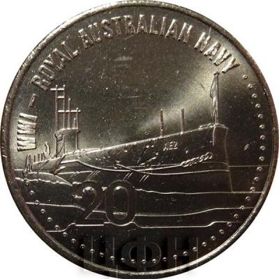 Австралия 20 центов АНЗАК ROYAL AUSTRALIAN NAVY (карточка).jpg