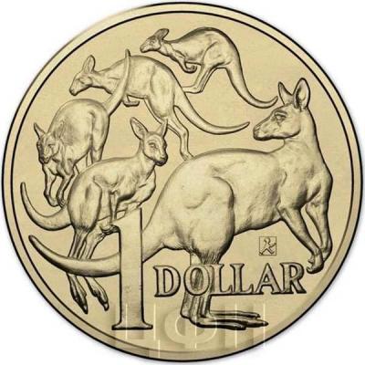 Австралия 1 доллара 2015 «Ampelmann» (реверс).jpg