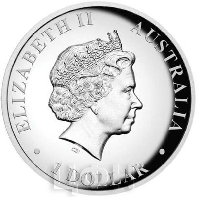 Австралия 1 доллар 2015 «Орёл» (аверс).jpg