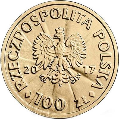 Польша 100 злотых 2017 год  Roman Dmowski (аверс).jpg