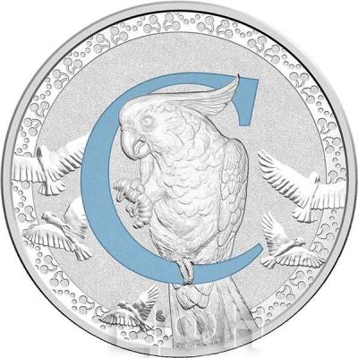 Австралия 1 доллар 2015 «Алфавит C» серебро (реверс).jpg