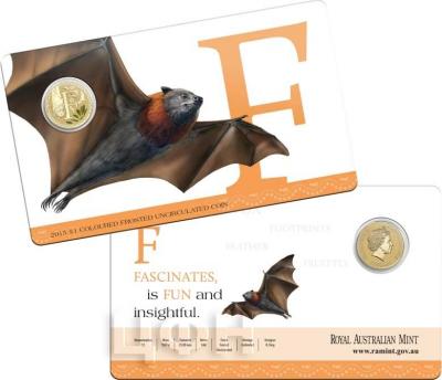 Австралия 1 доллар 2015 «Алфавит» бронза (упаковка).jpg