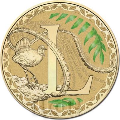 Австралия 1 доллар 2015 «Алфавит» бронза (реверс).jpg