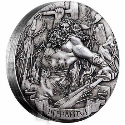 Острова Кука 2 доллара 2017 год Гефест реверс.jpg