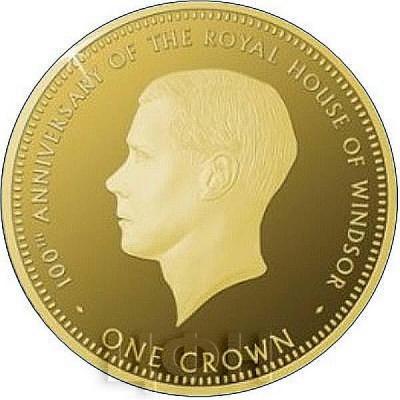 Тристан-да-Кунья 1 крона 2017 год золото «Эдуард VIII» (реверс).jpg