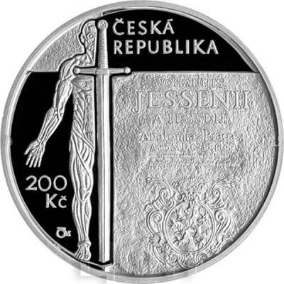 Чехия 200 CZK 2016 Ян Ессениус (аверс).jpg