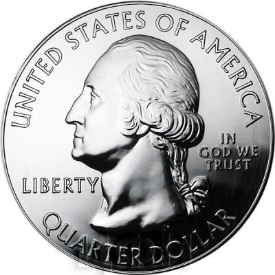 США квотер Прекрасная Америка серебро (аверс).jpg