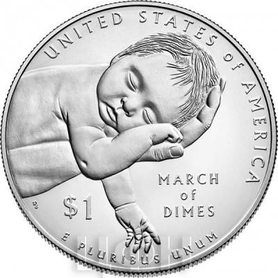 США 1 доллар 2015 года «March of Dimes» (реверс).jpg