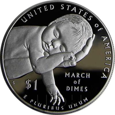 США 1 доллар 2015 года «March of Dimes» (реверс).jpg
