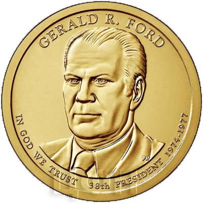 США 1 доллар 2016 года «Джеральд Форд 38 президент».jpg