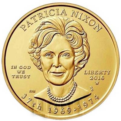 США 10 долларов 2016 года «Патрисия Никсон» (аверс).jpg