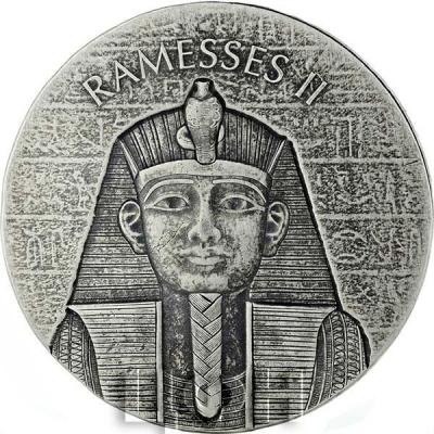 Чад 1000 франков 2017 год  «Рамсес II Великий» серебро (реверс).jpg