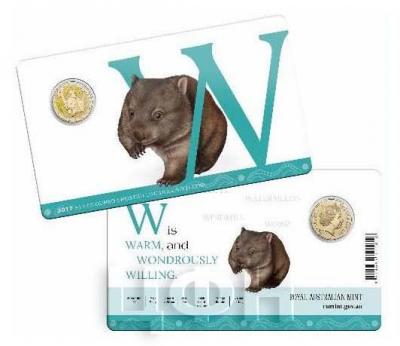 2017 $1 Coloured Br Frosted Uncirculated Coin - W.jpg