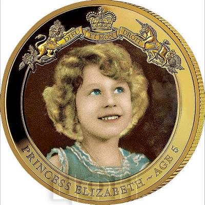 Токелау 1 доллар 2016 «PRINCESS ELIZABETH ~ AGE 5».jpg
