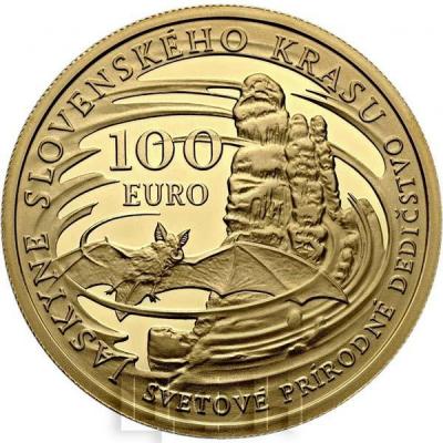 Словакия 100 EURO 2017 «Словацкие карстовые пещеры» (реверс).jpg