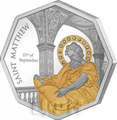 Острова Кука 5 долларов 2015 год «SAINT MATTHEW» (реверс).jpg