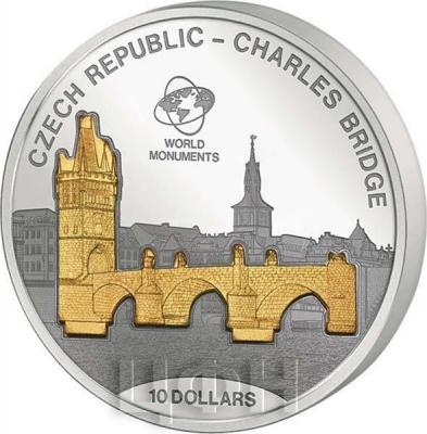 Острова Кука 10 долларов 2015  CZECH REPUBLIC - CHARLES BRIDGE (реверс).jpg
