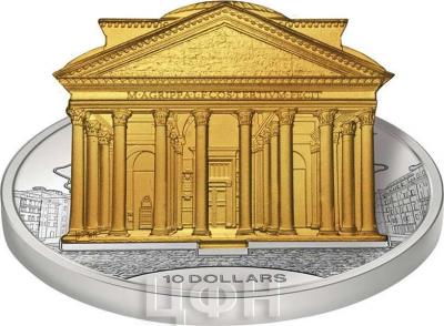 Острова Кука 10 долларов 2015 ITALY PANTHEON (реверс).jpg