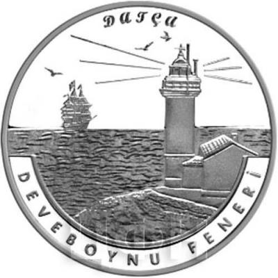 Турция 20 лир 2017 год Маяк (реверс).jpg