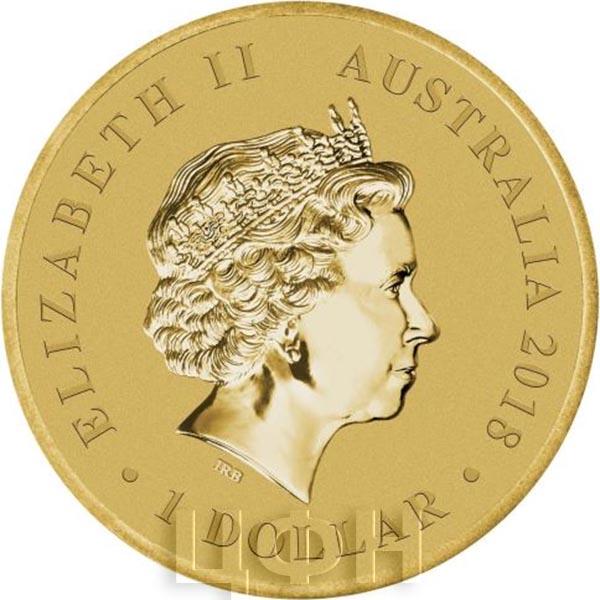 Австралия 1 доллар 2018 год (аверс).jpg