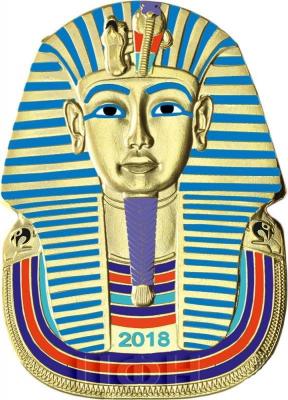 Гана 2 седи 2018 год TUTANKHAMUN (реверс).jpg